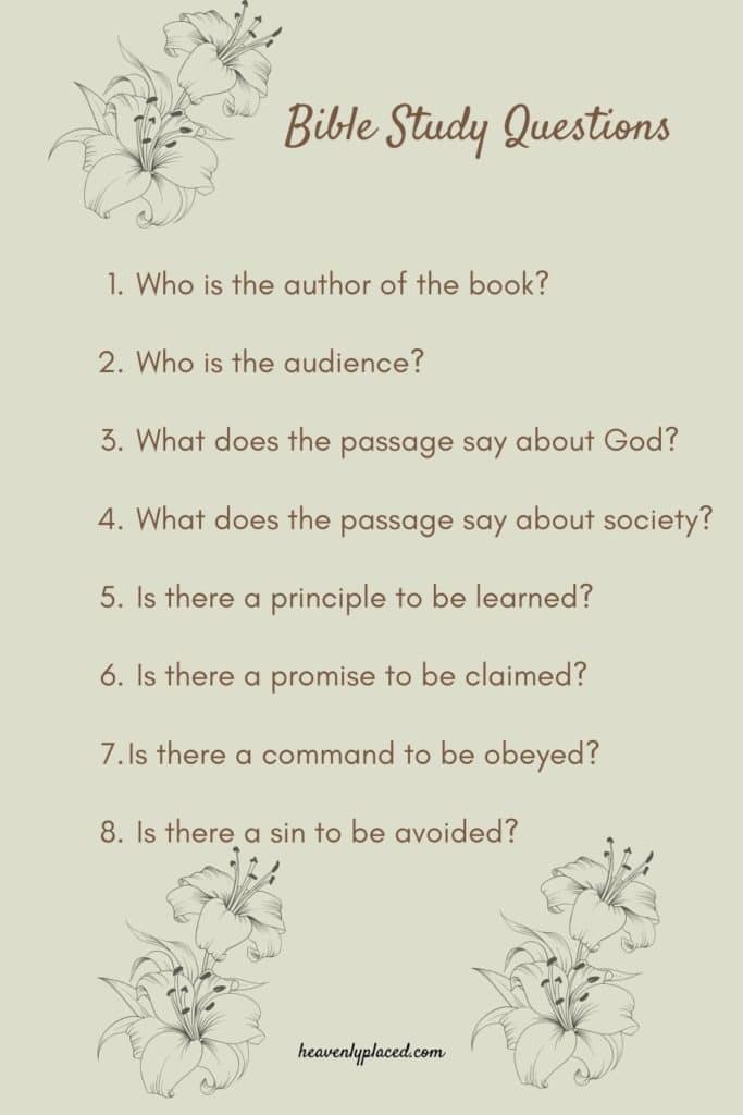 bible questions