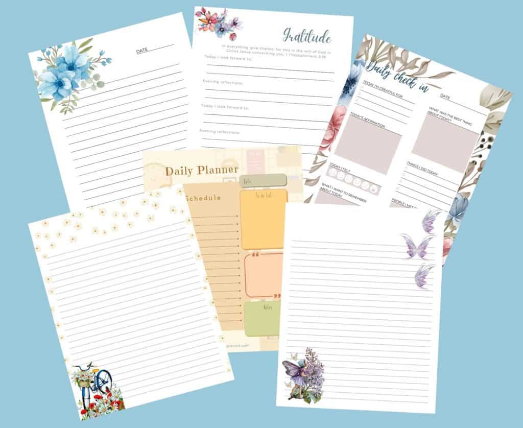 free printable pages offered on heavenly placed