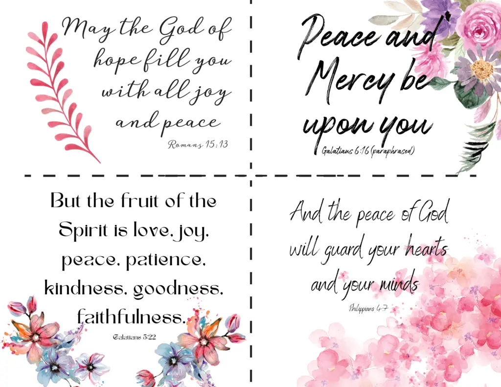 Bible verse prints