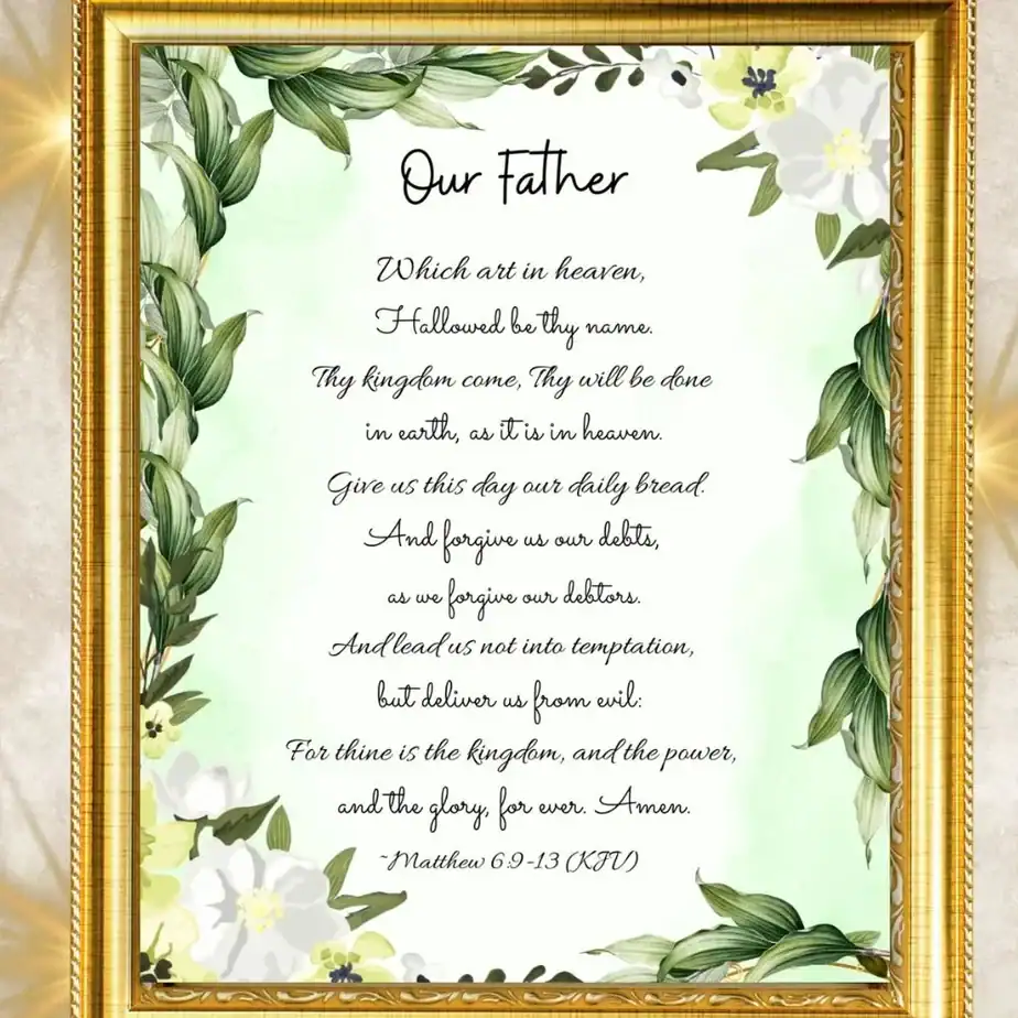 printable Lord's Prayer