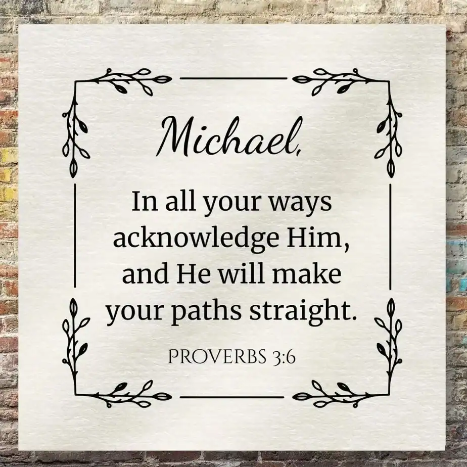 wall hanging Proverbs 3:6